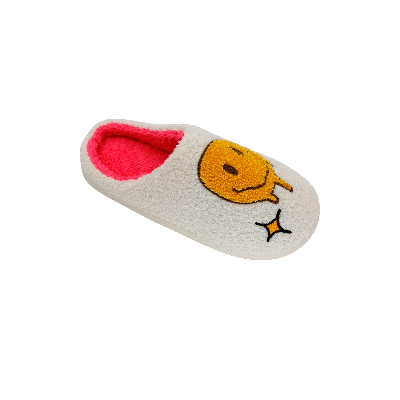 towel embroidered slippers