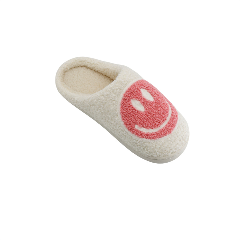 towel embroidered slippers