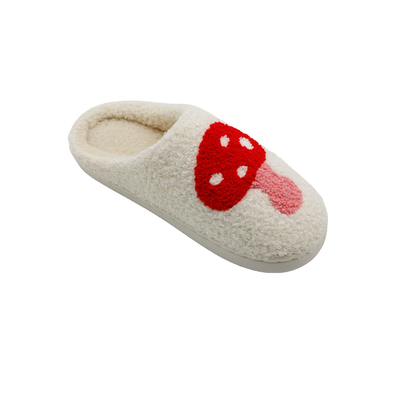 towel embroidered slippers